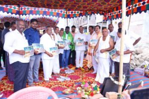 శంకుస్థాపన కార్యక్రమానికి ముఖ్య అతిధిగా పాల్గొన్న పుల్లారావు గారు