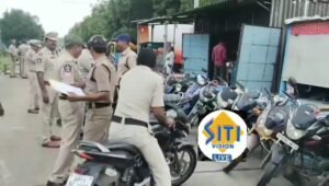 చిలకలూరిపేట 52 ఎకరాలు టిడ్కో గృహాల్లో పోలీసులు విస్తృత స్థాయిలో తనిఖీలు